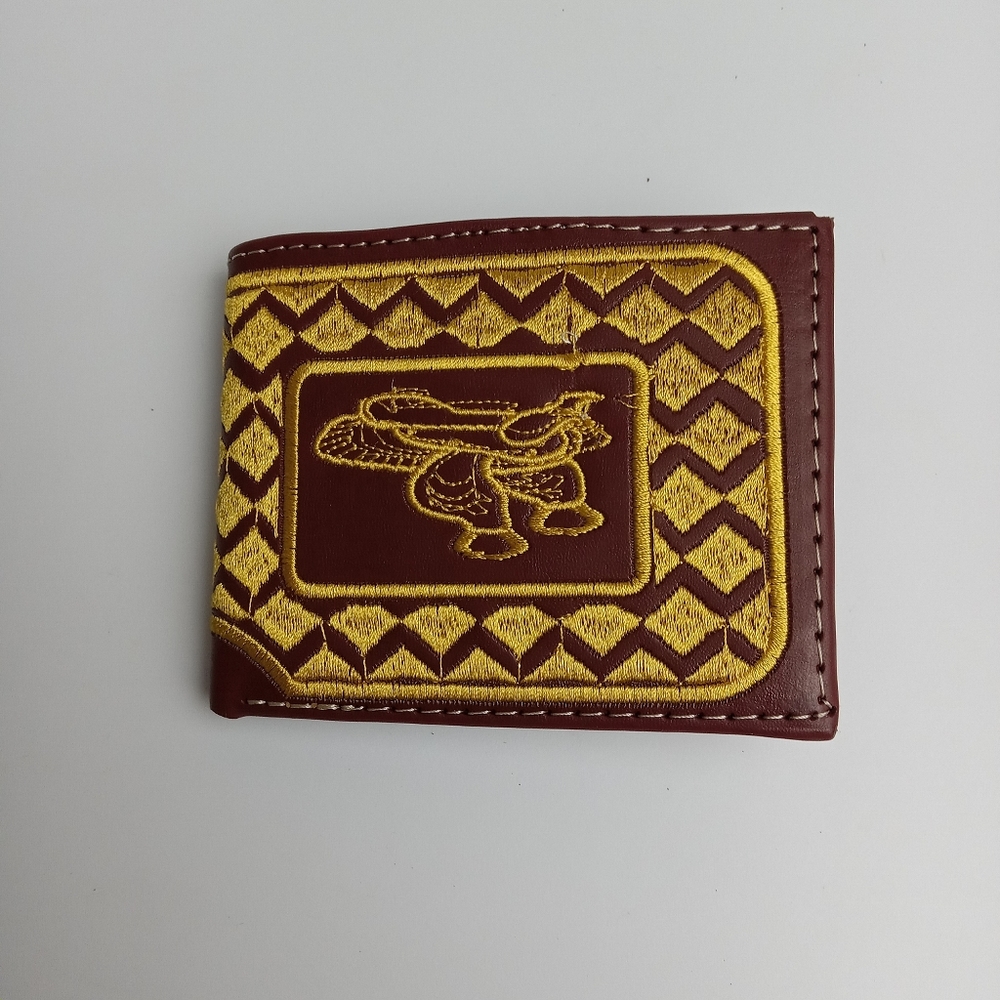Men's Western Wallet Genuine Leather Hand‎ Crafted Bifold Cowboy Rodeo Wallet